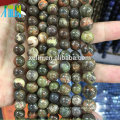 Wholesale Natural Ocean Jaspis Lose Perlen Spodumene Edelsteine ​​Perlen 12mm